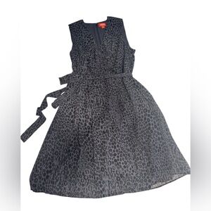 Kirna Zabete for Target Black Leopard Print Women Dress Size 14